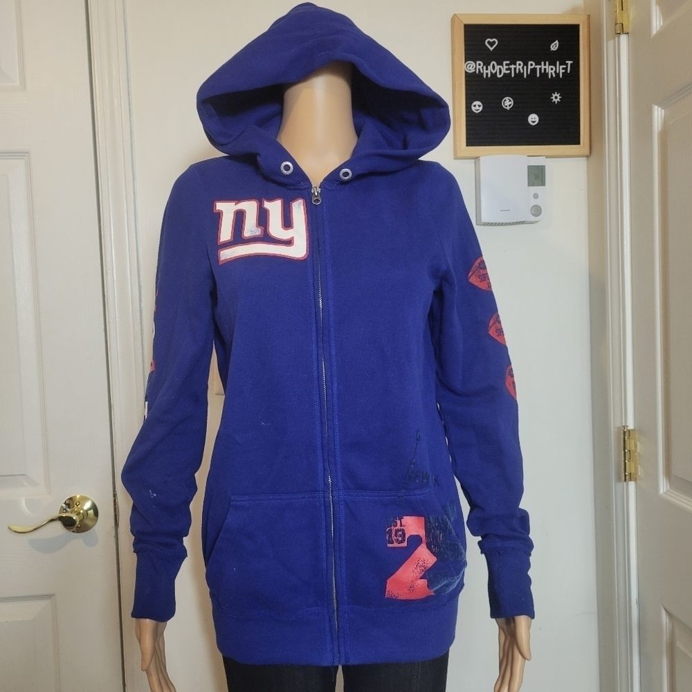 VICTORIA SECRET PINK NFL New York Giants Sweatshirt XS